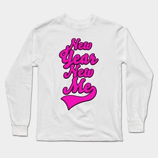 New Year New Me logo Long Sleeve T-Shirt